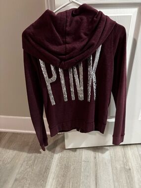 VS PINK Sequin Logo Hoodie - small